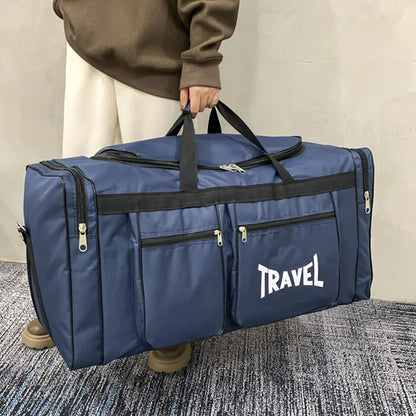 Travel Bag Foldable Large Capacity Waterproof Business Sports Handbag Wear-Resistant Portable Multifunction Duffel Bags Y36A