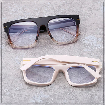 Large Square Anti Blue Light Reading Glasses Men Women Classic Designer Clear Presbyopic Eyewear Prescription Optical Glasses