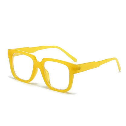 New Simple Spectacles Frame Men Women Ultralight Square Frame Anti Blue Light Transparent Lens Optical Eyeglasses