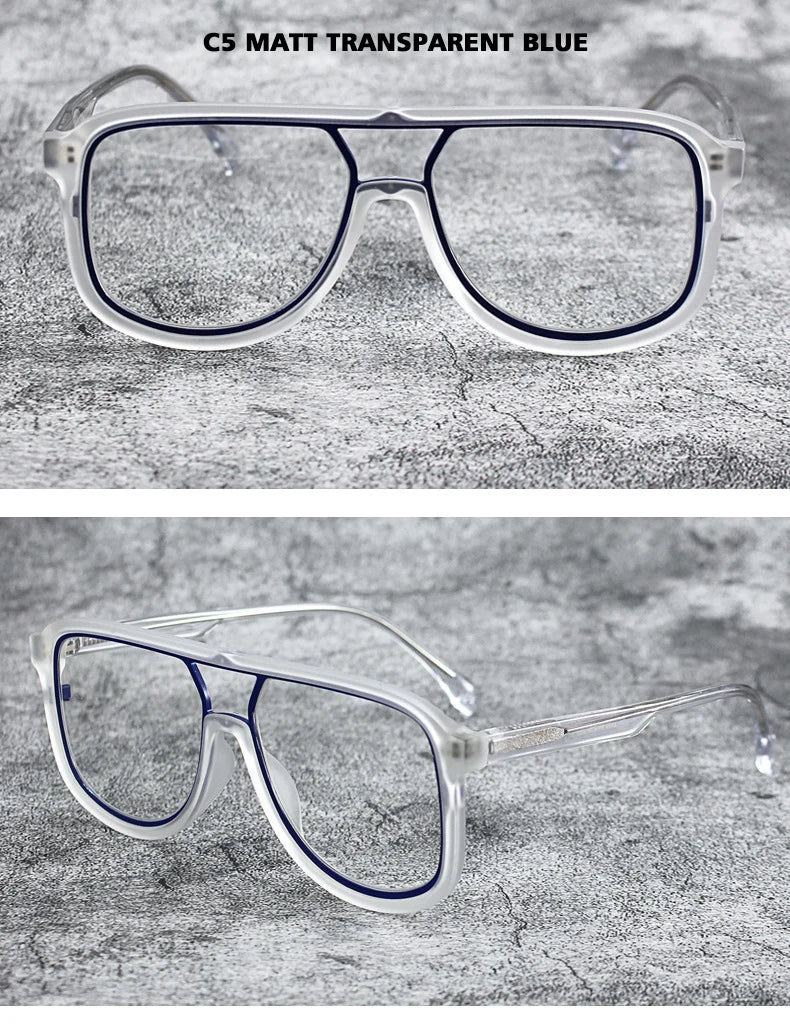 O-Q CLUB Men's Glasses for Reading Glass Eyeglasses Women's Eyepieces Graduated Lenses to Read Eye-glasses -1 Eyeglass Frames