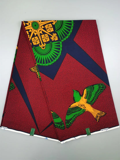 Dutch Ankara Wax Print Fabric High Quality Wax African Hollandais Fabric 100% Cotton Soft African Veritable Real Wax for Dress
