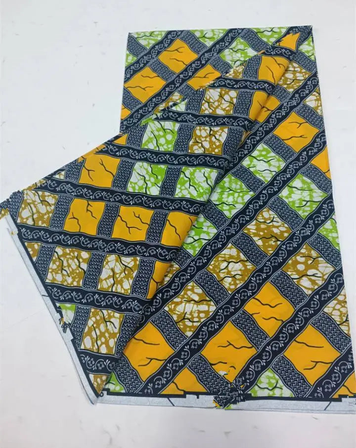Ankara Wax Fabric 2024 High Quality African Wax Print Fabric 100% Cotton African Guaranteed Veritable Real Wax For Dresses