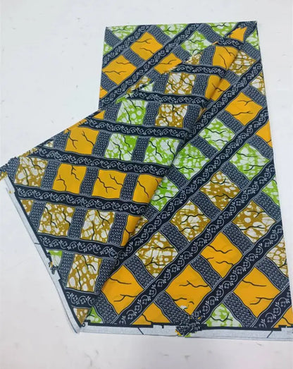Ankara Wax Fabric 2024 High Quality African Wax Print Fabric 100% Cotton African Guaranteed Veritable Real Wax For Dresses