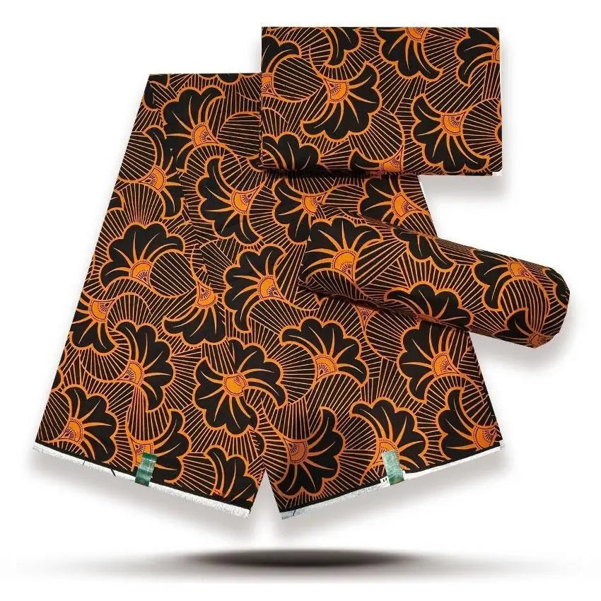 Veritable Super V Real Wax Guaranteed Wax Printed Real Dutch Hollandais Loincloth African Dress 100% Cotton Fabric 6 Yards Batik