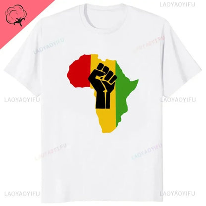 Hipster Reggae Africa Map Rasta Regae Music Vintage T Shirt Clothes 90s Hipster Short Sleeve T-shirts for Men Cotton Cool Tshirt