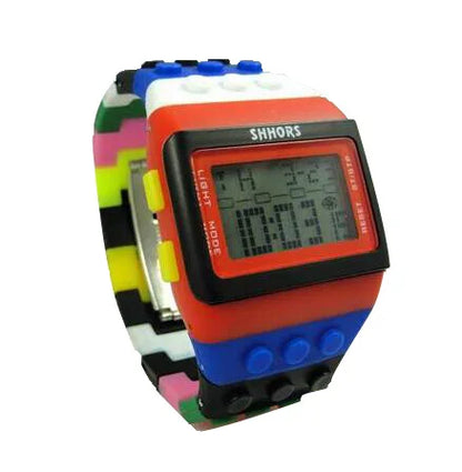 SHHORS Women Watches Women Sports Watches Fashion Plastic Led Digital Watches Rainbow Watch Electronic Wristwatches reloj mujer