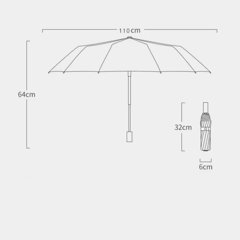 Morandi Fully Automatic Umbrella Black Glue Sunscreen Sun Umbrella Plus Sun Umbrella Wholesale