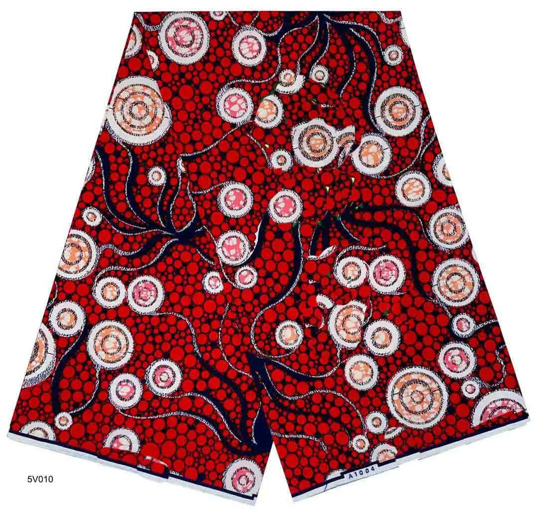 Ankara Wax Fabric 2024 High Quality African Wax Print Fabric 100% Cotton African Guaranteed Veritable Real Wax For Dresses
