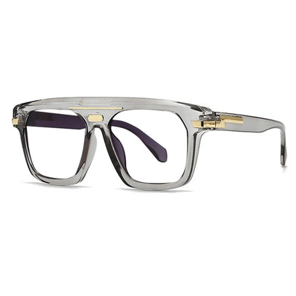 New Oversized Korea Style Reading Presbyopic Glasses Men Anti Blue Light Presbyopia Eyeglasses Fashion Square Pilot Optical Glas