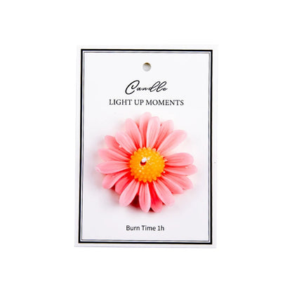 3D Daisy Candles Flower Scented Cup Candle Handmade Aromatherapy Floating Candle Birthday Party Festival Gift Wedding Home Decor