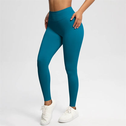 2025 Bum Shaping Leggings Impact Women Seamless Sports Yoga Pants Low Ribbed Band Gym clothes Fitness Workout Scrunch Butt Tight