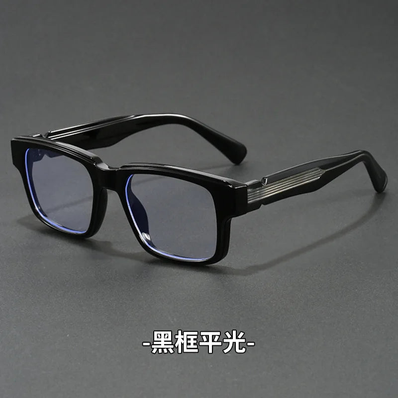 Retro Rectangle Sunglasses for Men Women UV400 Protection Classic Trendy Driving Sun Glasses Outdoor High Quality Travel Glasses