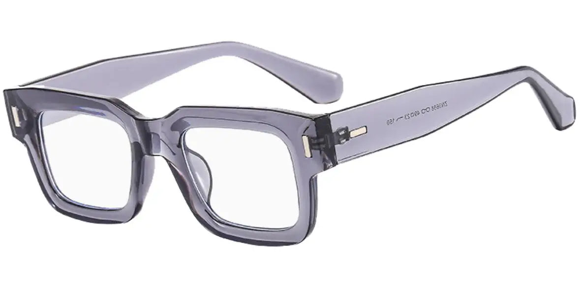 Retro Men Tea Color Square Reading Glasses Women Female Clear Resin Lens Big Eyeglasses Frame Presbyopic Glasses Oculos De Grau