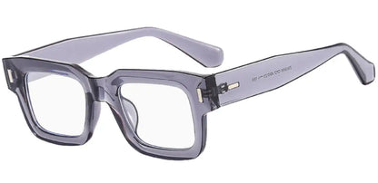 Retro Men Tea Color Square Reading Glasses Women Female Clear Resin Lens Big Eyeglasses Frame Presbyopic Glasses Oculos De Grau