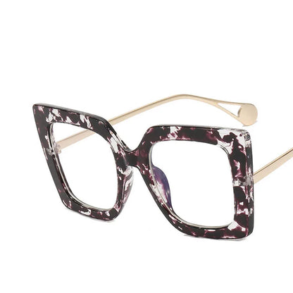 Vintage Transparent Square Glasses Frame Women Men Clear Glasses Optical Eyeglasses Frame Lens Spectacle Frame Unisex Anti Blue