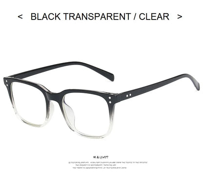 Square Fashion Glasses Women Blue Light Blocking Glasses Men TR90 Anti Blue Light Gaming Optical Computer Eyeglasses Frames