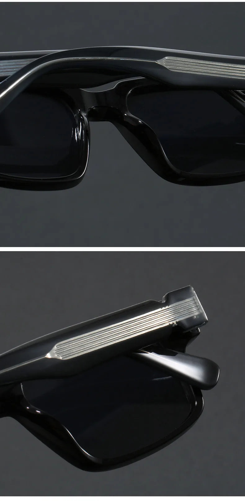 Retro Rectangle Sunglasses for Men Women UV400 Protection Classic Trendy Driving Sun Glasses Outdoor High Quality Travel Glasses
