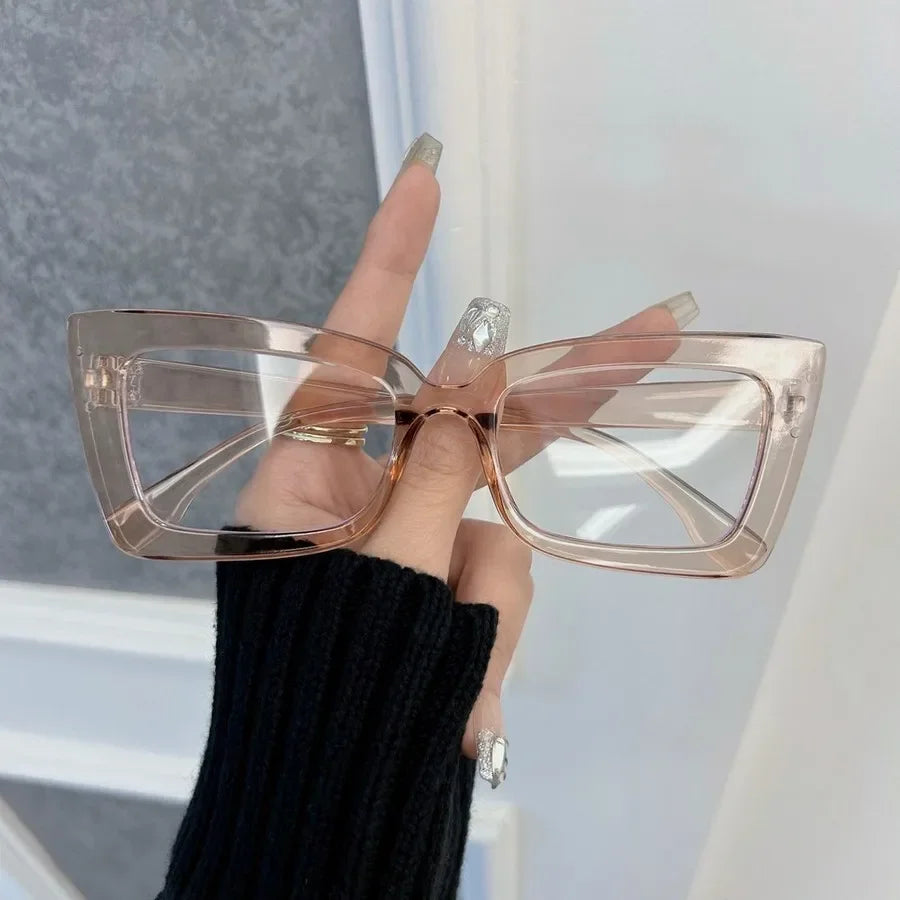 Fashion Lovely Cat Eye Eyeglasses Frames Women Men Transparent Clear Brand Designer Optical Frame Oculos