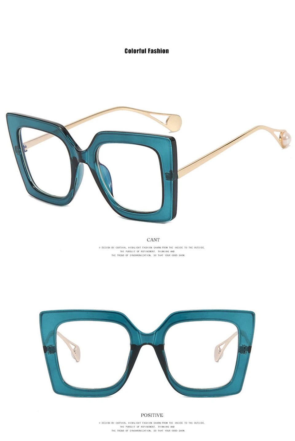 Vintage Transparent Square Glasses Frame Women Men Clear Glasses Optical Eyeglasses Frame Lens Spectacle Frame Unisex Anti Blue