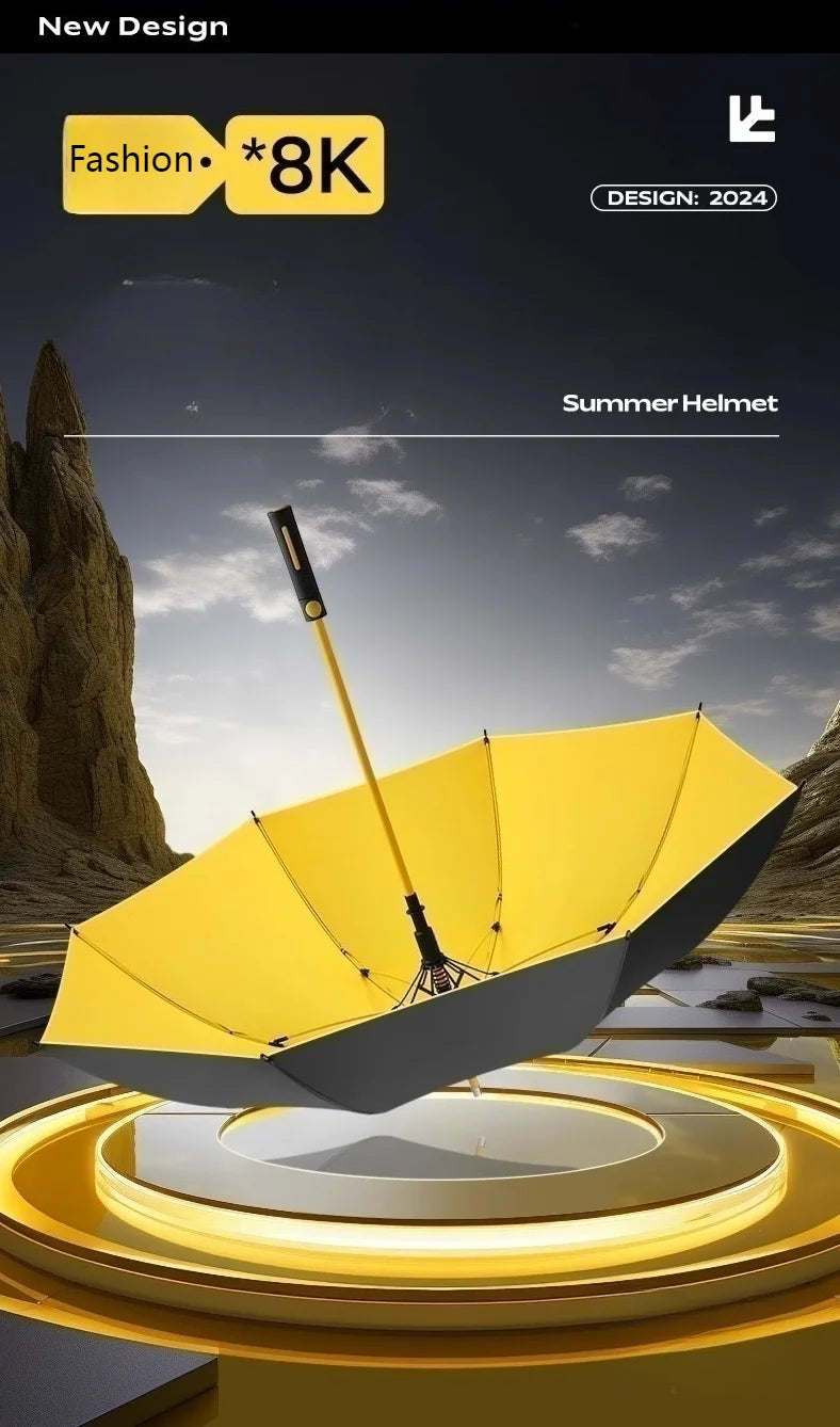 Full Fiber Golf Umbrella Double Layer Extra Large Double MEN'S Business Long Handle Umbrella Car Straight Umbrella