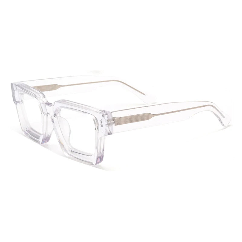 Gatenac Acetate Reading Glasses Handmade Photochromic Anti Blue Light Prescription Glasses Frame Men Progressive Myopia Eyewear