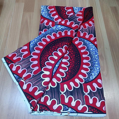 2022 New Hot Sale African Wax Fabric Cotton Material Nigerian Ankara Block Prints Batik Dutch High Quality Sewing Cloth