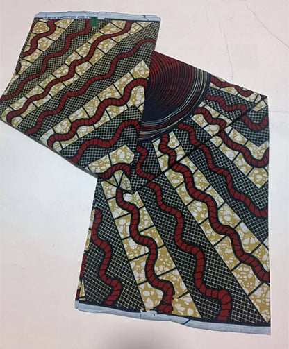 Style Pagne Guaranteed Veritable Original African Real Wax Fabric For Party Dresses Ankara Wax Print Fabric 100% Cotton Ghana