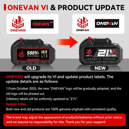 ONEVAN 8000RPM 2800N.M Brushless Electric Impact Wrench Cordless Car Repair Screwdriver Drill Power Tool For Makita Battery Pin