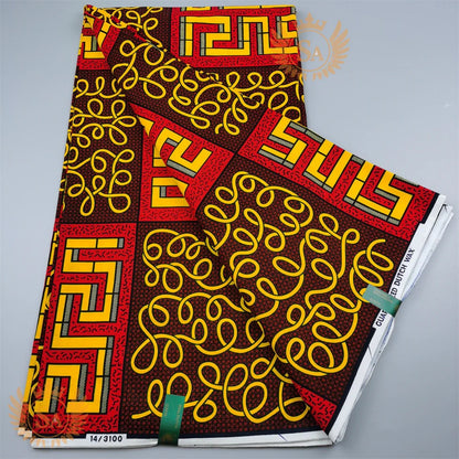 2024 New Hot Sale African Wax Veritable Wax Guaranteed Real High Quality wax print fabric Pagne African Ankara abc