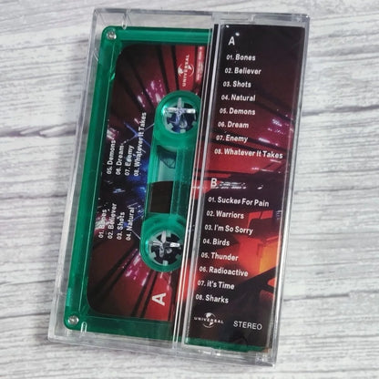 Classic Rock band Imagine Dragons Music Magnetic Tape NATURAL Album Cassettes Cosplay Soundtracks Box Car Recorder Walkman Tape