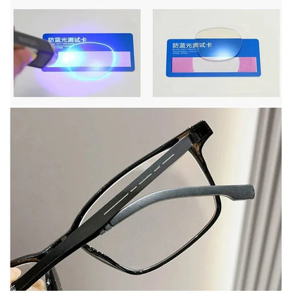 New Anti Blue Light Reading Glasses For Men And Women Blocking Blue Light Optical Lenses Oculos Rectangle Gafas +1.0 +4.0