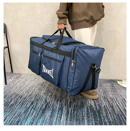 Travel Bag Foldable Large Capacity Waterproof Business Sports Handbag Wear-Resistant Portable Multifunction Duffel Bags Y36A