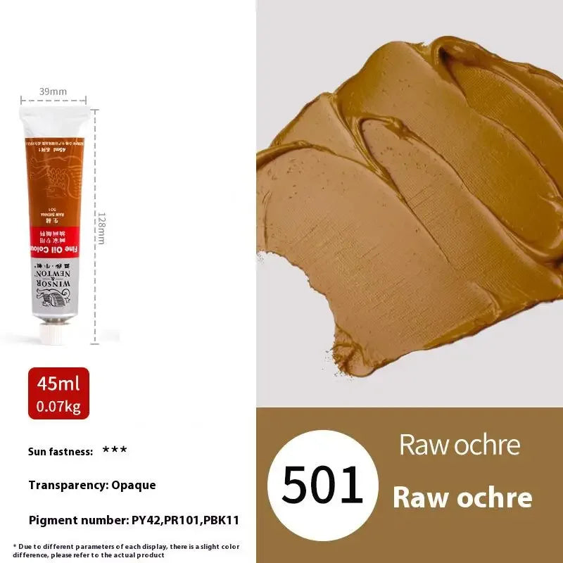 Winsor & Newton 45ML Oil Paint,Colorful Professionals Artist Drawing Tools for Canvas Wood,Crafts,Paper Art Stationery Supplies