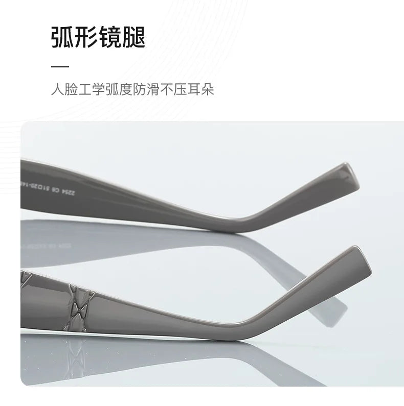Classic Square Anti Blue Light Blocking Reading Glasses For Women Men Simple Thick Frame Design Myopia Prescription Glasses