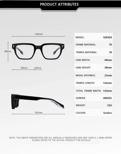 O-Q CLUB Glasses Myopia Eyeglasses Photochromic Glasses Man Prescription Blue Light Lenses to Read Women Lens Reading Glass Men