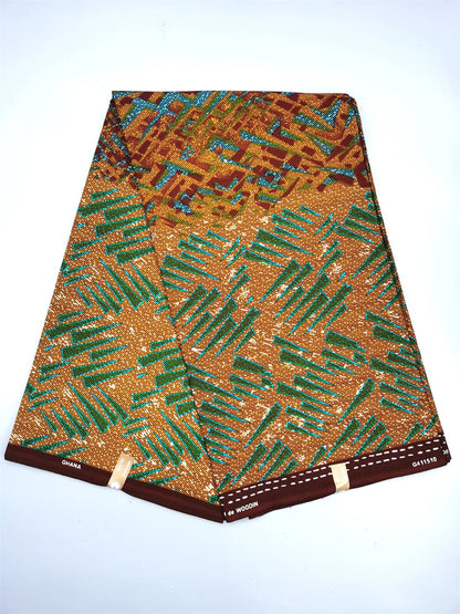 Ankara Fabric African Real Wax Print Fabric 100% Cotton High Quality 6 Yards African Fabric for Party Dress Nigeria