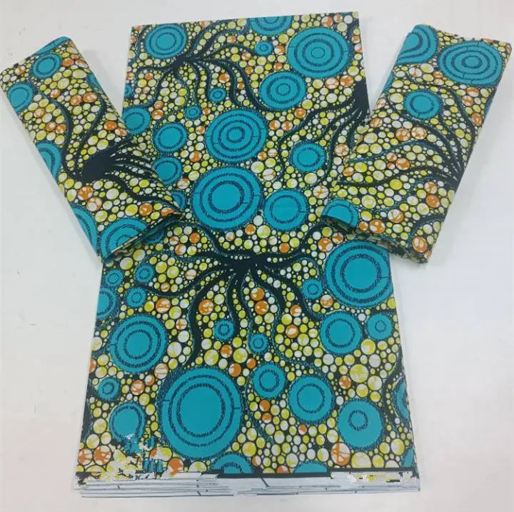 2023 Guaranteed Veritable Super Hollandais African Wax Fabric 100%Cotton 6 yards Original Ankara Block Print Pattern Africa
