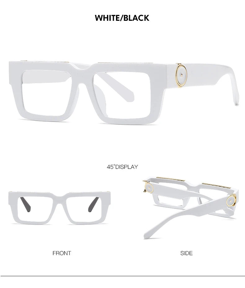 Vintage Red Square Reading Glasses Women Men Luxury Brand Blue Light Blocking Computer Glasses Optical Presbyopia Eyeglasses +3