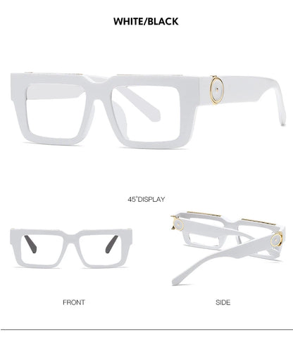 Vintage Red Square Reading Glasses Women Men Luxury Brand Blue Light Blocking Computer Glasses Optical Presbyopia Eyeglasses +3