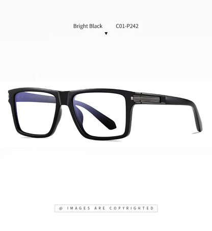 Men Prescription Reading Glasses Optical Lenses Myopia Eyewear Women Blue Light Blocking Goggles TR90 Square Eyeglasses Frame