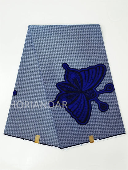 Veritable Guaranteed Dutch Hollandais Quality Prints Pagne African Fabric Dress Real Wax 100% Cotton 6 Yards