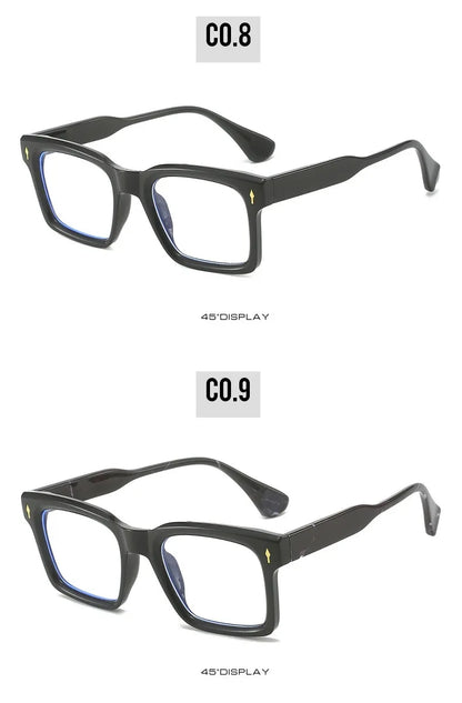 Eyeglass Frames Square Blue Light Blocking Reading Glasses Men High Quality Eyeglasses Man Eyewear