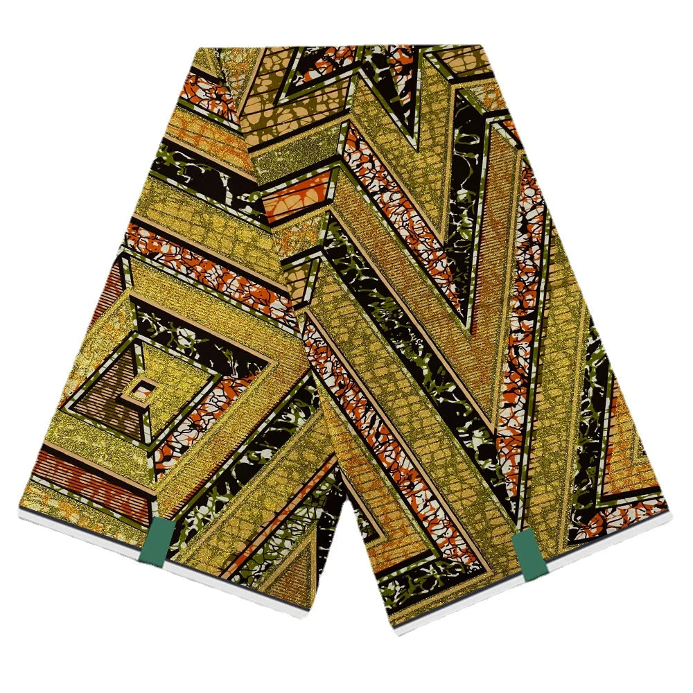 Grand Super 100% Cotton African Wax Fabric High Quality Wax Print Ankara Fabric For Sewing 6yards Women Fabric