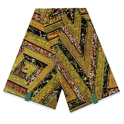 Grand Super 100% Cotton African Wax Fabric High Quality Wax Print Ankara Fabric For Sewing 6yards Women Fabric