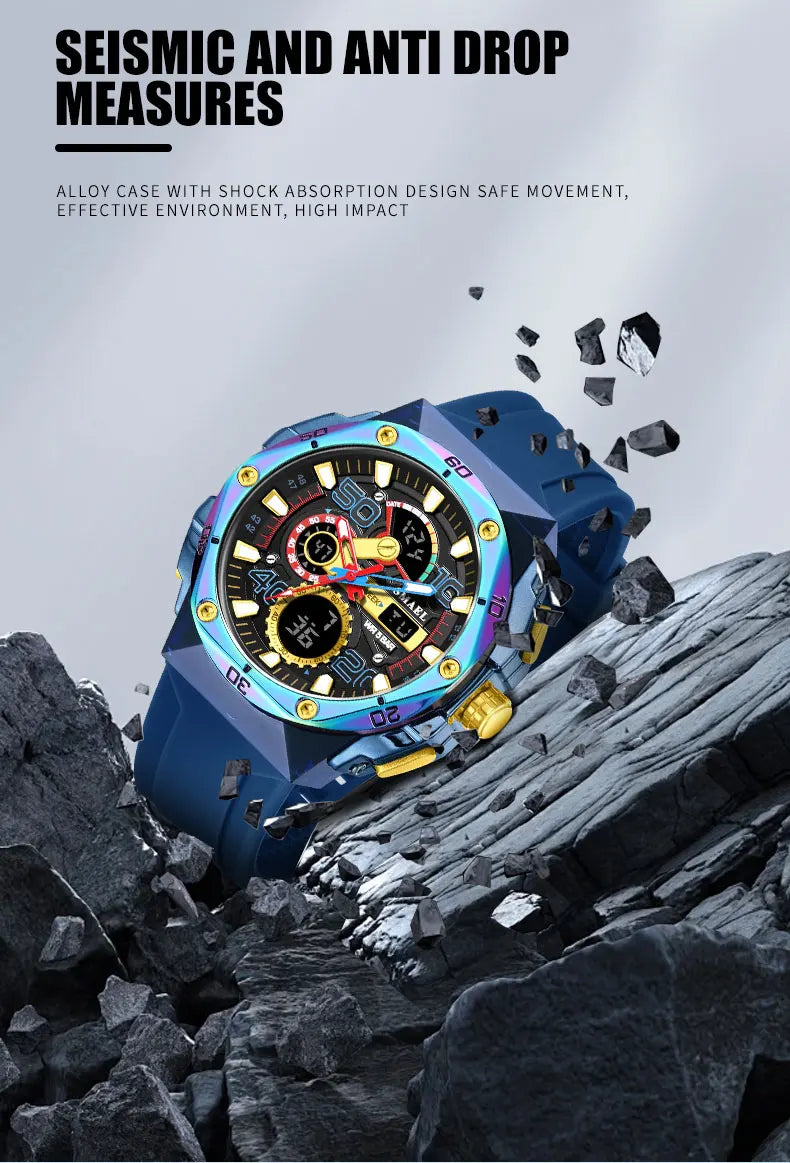 SMAEL Brand 8113 Waterproof Dropshipping Watch Alarm Clock night light Young Fashion business Quartz Sport Wristwatches