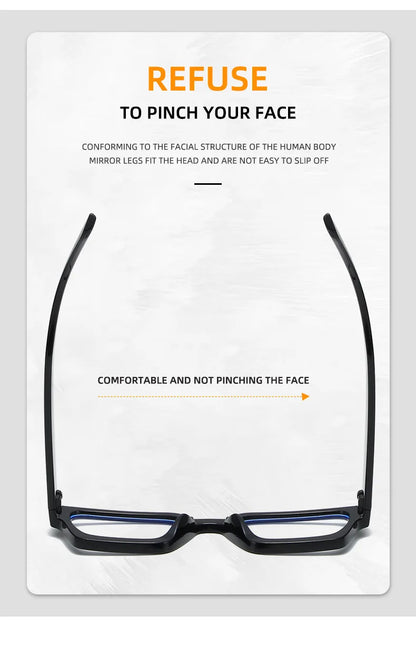 New Transparent Computer Glasses Frame Women Men Anti Blue Light Square Eyewear Blocking Glasses Optical Spectacle Eyeglass ﻿