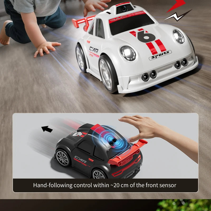 New 2026 Mini RC Car With FPV Camera Wifi With Screen Remote Control Follow Mode 2.4G Drift Car Racing RC Toy Gift For Children