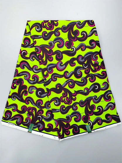 2024 New Hot Sale African Wax Veritable Wax Guaranteed Real High Quality wax print fabric Pagne African Ankara abc