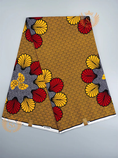 2024 New Hot Sale African Wax Veritable Wax Guaranteed Real High Quality wax print fabric Pagne African Ankara abc