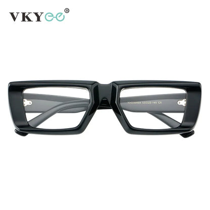 VICKY Personalized Fashion Retro Geometric Square Design Men Women Anti-blue Light Glasses Customizable Prescription 23046